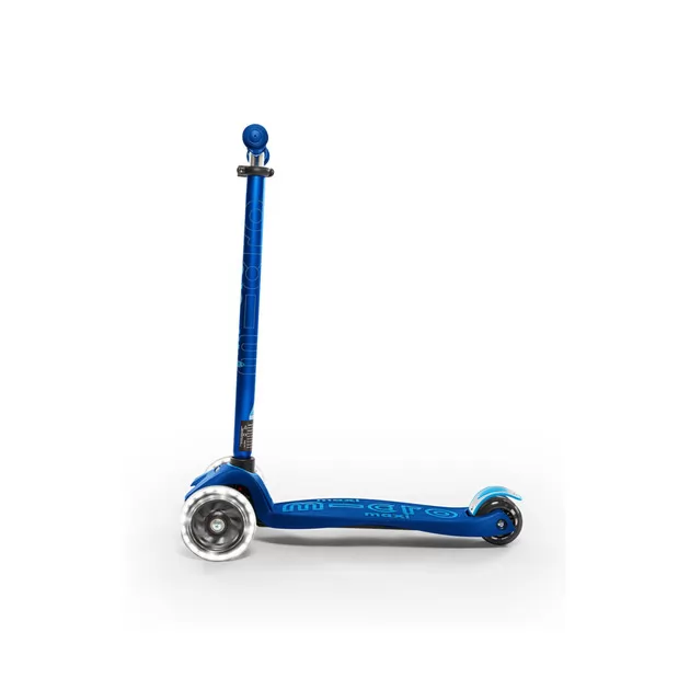 Самокат MICRO Maxi Deluxe LED Темно-синий (MMD083) - фото 2 Самокат MICRO Maxi Deluxe LED Темно-синий (MMD083) - фото 2