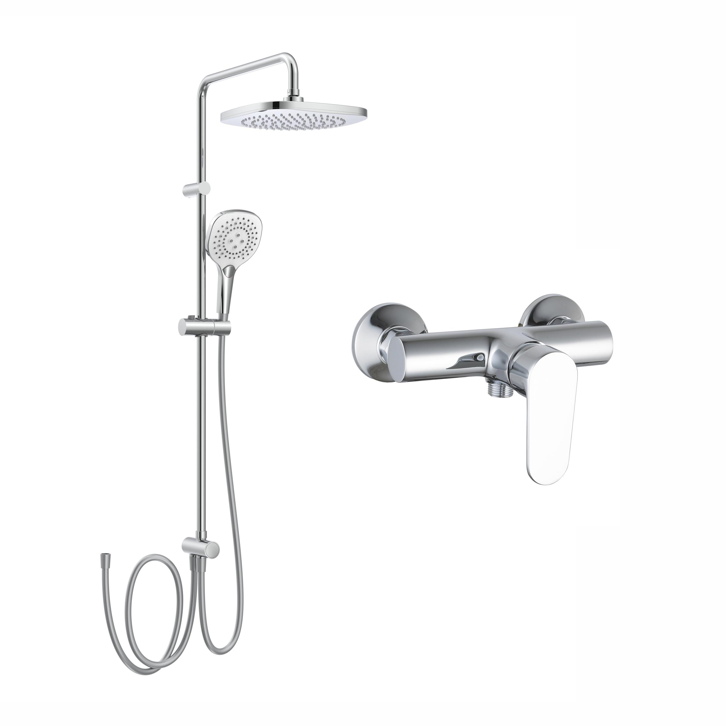 Душова система із змішувачем Imprese BILA DESNE&LESNA SET20230605 Хром (172850)