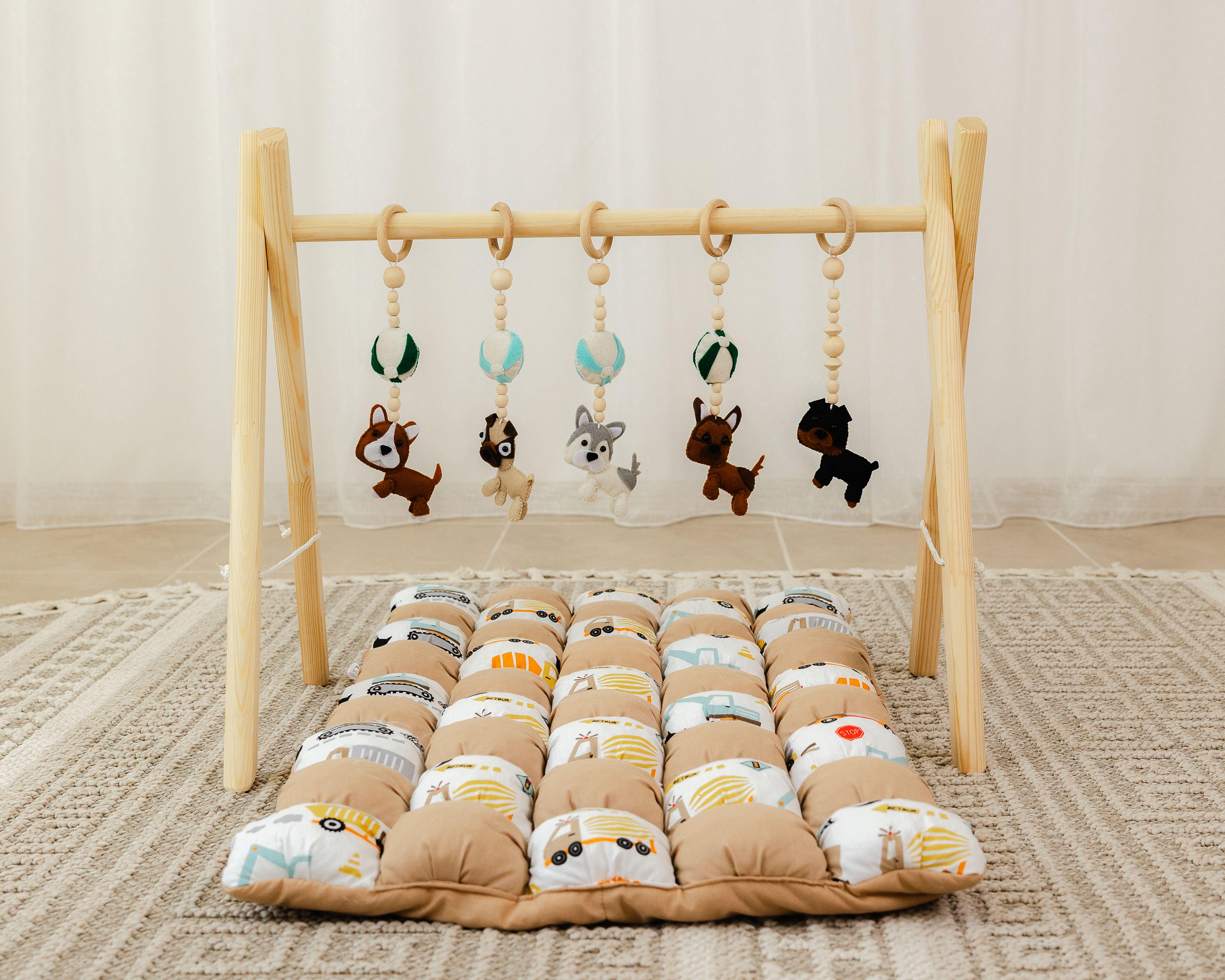 Мобиль напольный Дружок с матрасиком Машинки (0002281)