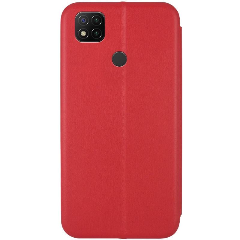 Кожаный чехол (книжка) Classy для Xiaomi Redmi 9C Красный - фото 2