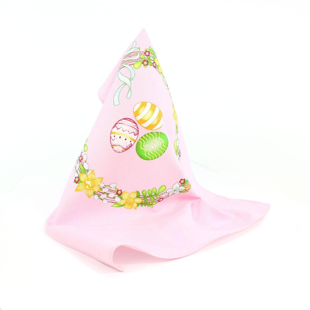 Рушник 48х70см Р3.1 0225 Рожевий/Зелений (141543) - фото 3 Рушник 48х70см Р3.1 0225 Рожевий/Зелений (141543) - фото 3