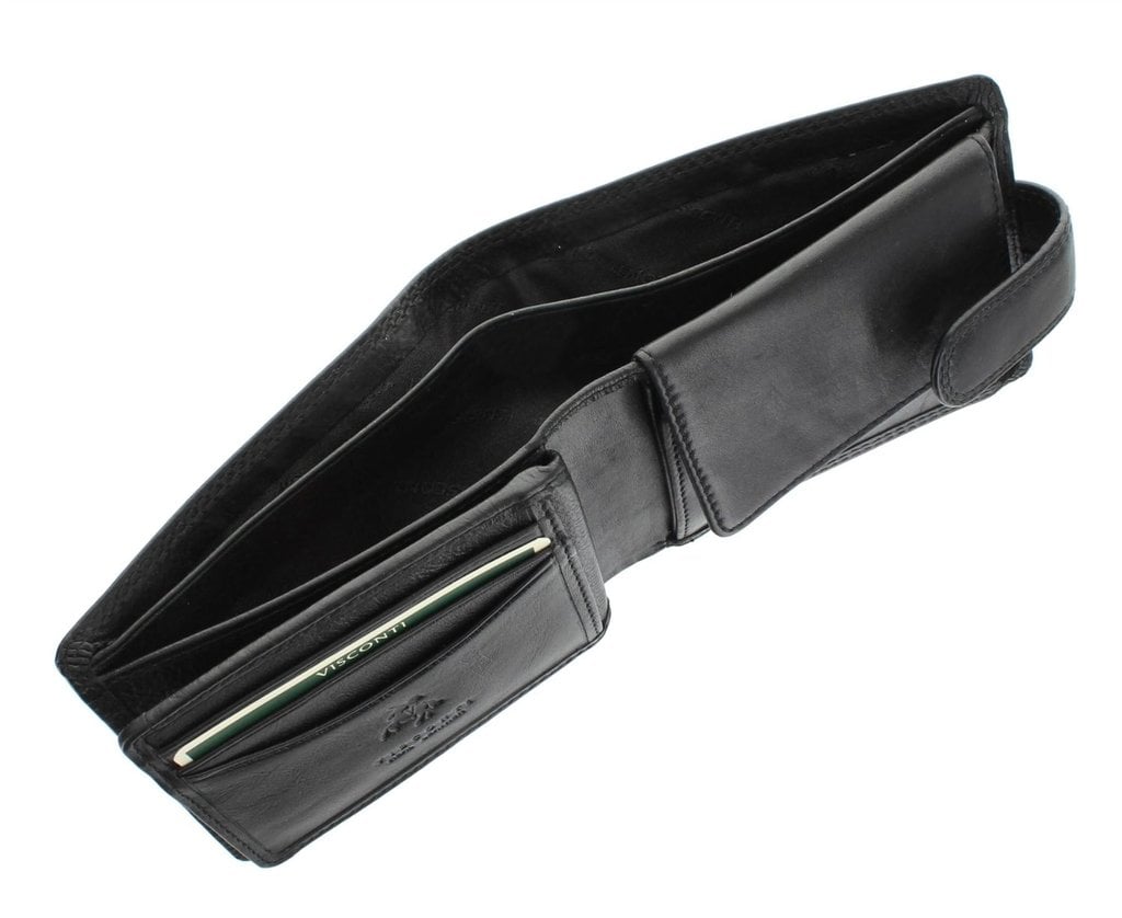 Кошелек мужской Visconti HT10 Knightsbridge BLK кожаный Черный - фото 4 Кошелек мужской Visconti HT10 Knightsbridge BLK кожаный Черный - фото 4