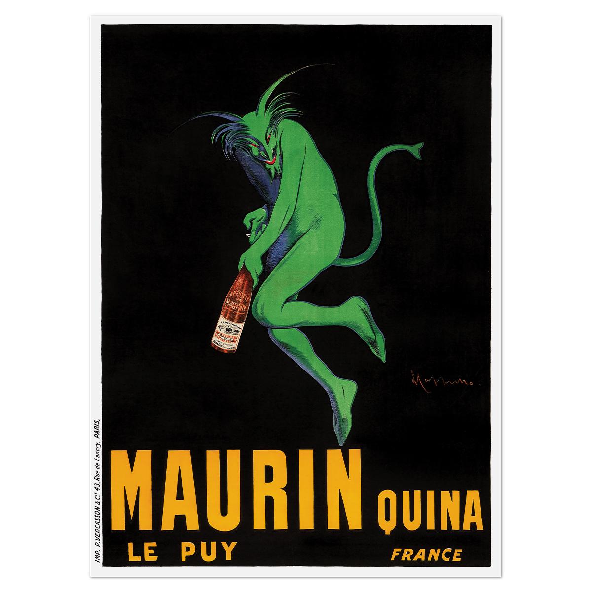 Плакат винтажный Maurin Quina 1906 63x86 см (0035) Плакат винтажный Maurin Quina 1906 63x86 см (0035)