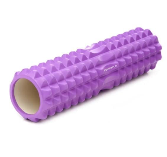 Массажный ролик PowerPlay 4406 EVA Massage Roller 45x12 см Фиолетовый (PP_4406_Purple)