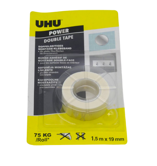 Лента монтажная двухсторонняя UHU 1,5мх19 мм (2643893940)