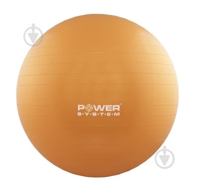 М'яч для фітнесу та гімнастики POWER SYSTEM PS-4012 65cm Orange (PS-4012_65cm_Orange)