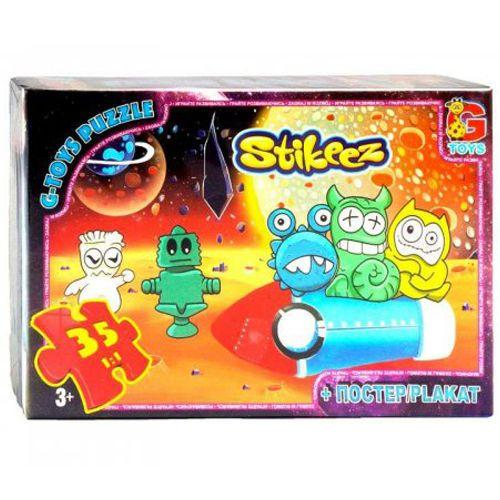 Пазлы Stikeez 35 элементов и плакат (2987453368)