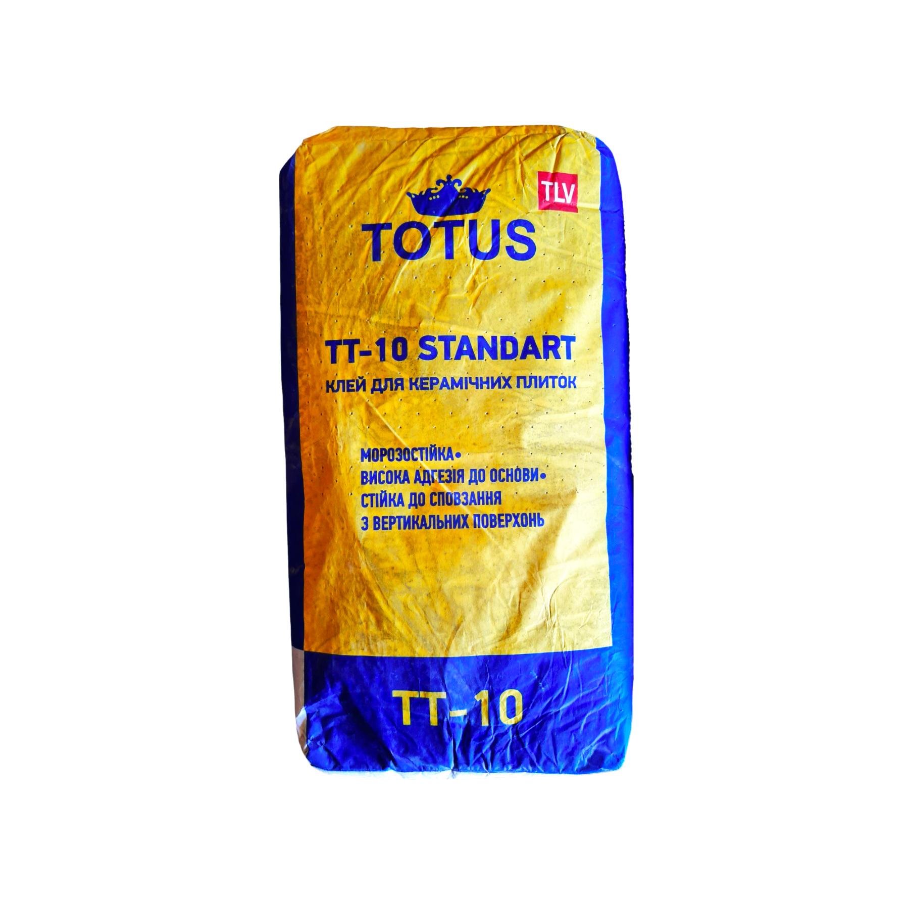 Клеящая смесь для крепления керамических плиток Totus TT-10 Standart (34295)