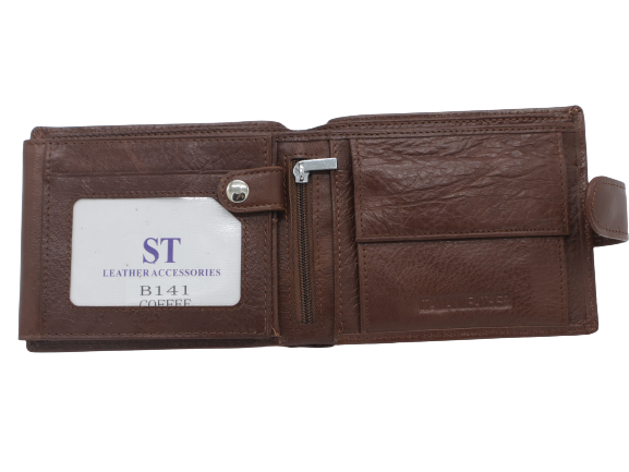 Портмоне мужской ST Leather кожа Коричневый (STB141-Brown) - фото 2