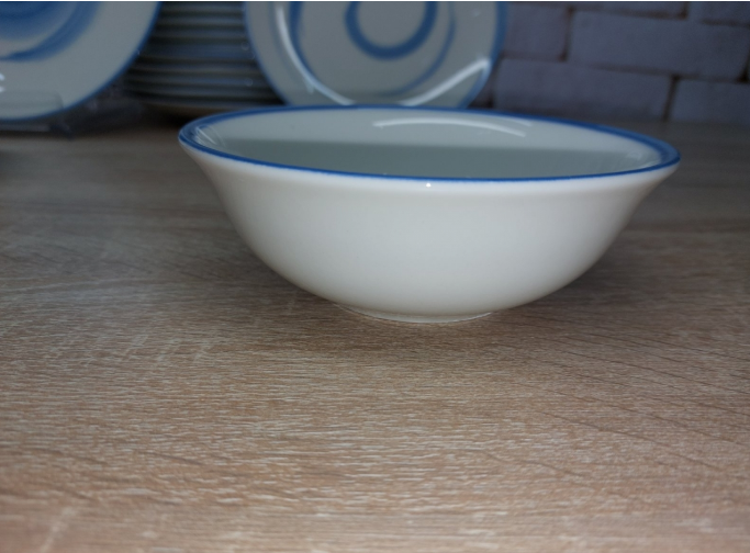 Сервиз столовый OMS TULU фарфор 6 персон 24 шт. волна Белый с голубым (KL24-Briz) - фото 8 Сервиз столовый OMS TULU фарфор 6 персон 24 шт. волна Белый с голубым (KL24-Briz) - фото 8