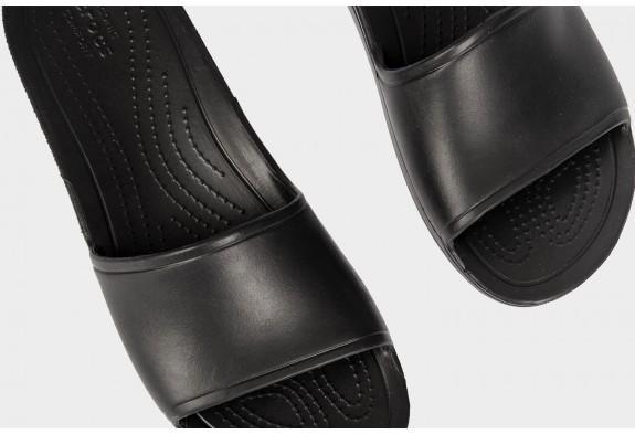 Шльопанці жіночі утеплені Crocs Sloane Slide Women Croslite р. 40-41 Чорний (9259) - фото 3