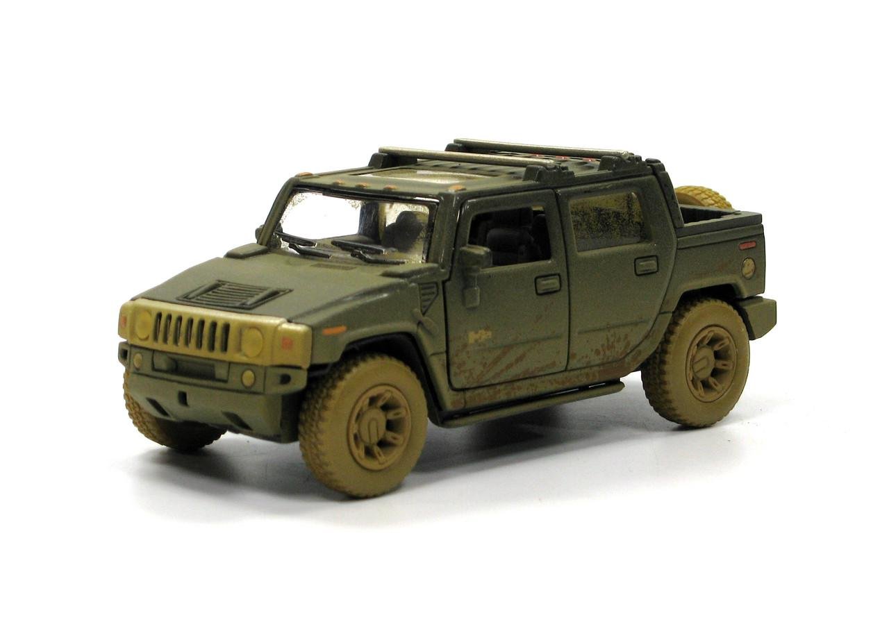 Машина металлическая KT5097Y Hummer H2 SUV Muddy (KT5097Y)