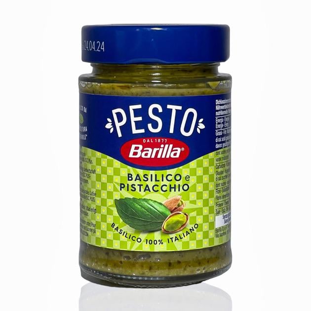 Соус Barilla Pesto basilico e pistacchio з базиліком та фісташкою 190 г (20846532)