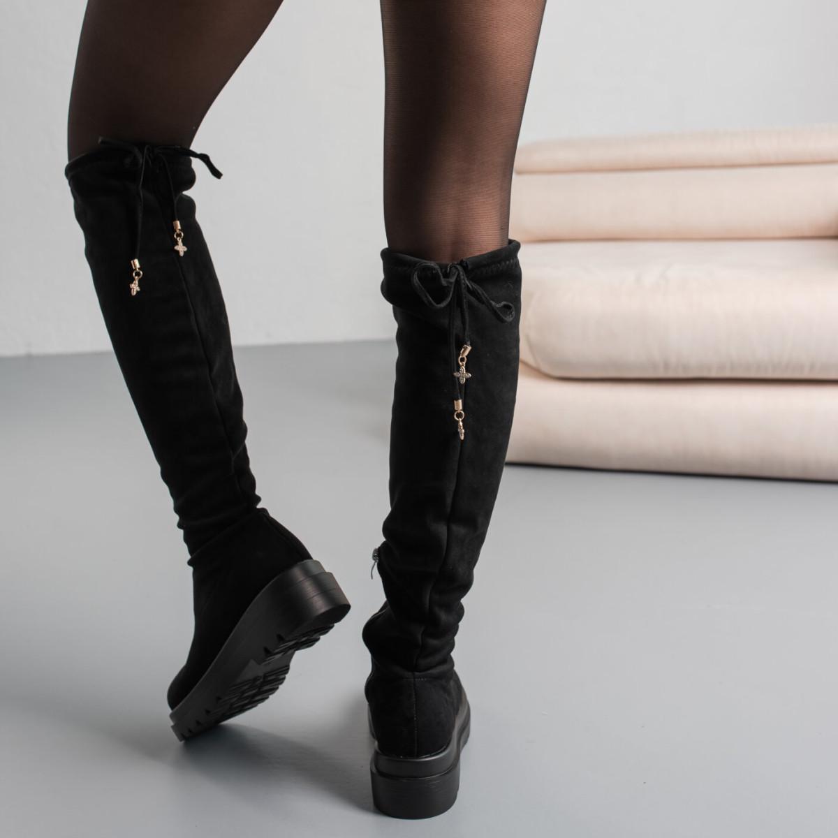 Ботфорти жіночі Fashion р. 40 25,5 см Чорний (3828) - фото 6