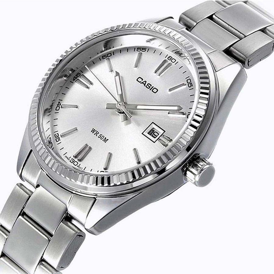 Наручний годинник жіночий Casio LTP-1302D-7A1VDF d 30 мм Срібний/Білий (2463848865) - фото 3 Наручний годинник жіночий Casio LTP-1302D-7A1VDF d 30 мм Срібний/Білий (2463848865) - фото 3