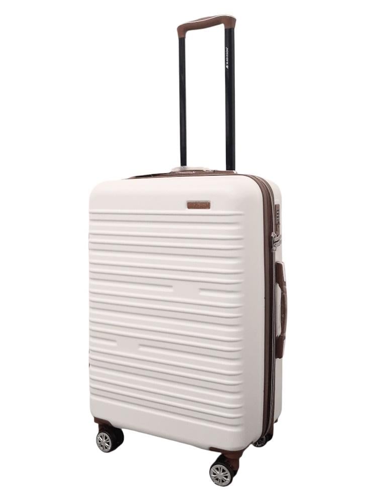 Чемодан средний Madisson Snowball 33803 поликарбонат/ABS M Белый