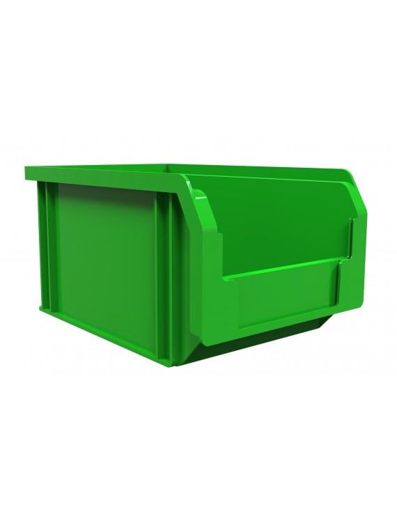 Метизний ящик пластиковий для зберігання інструменту 230x145x125 мм Зелений (6365831)