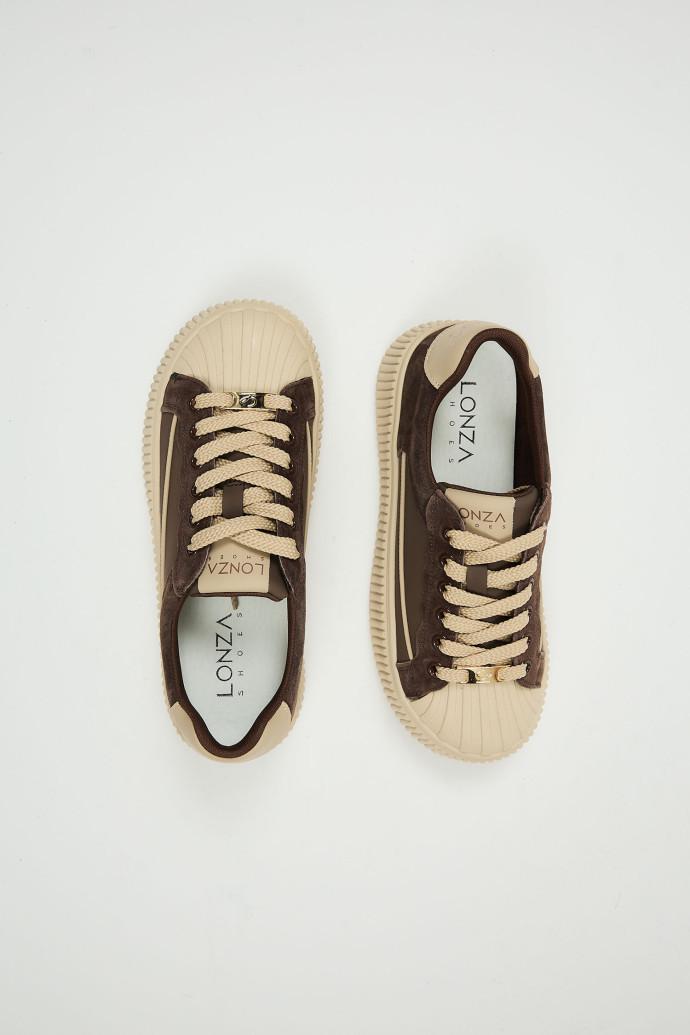 Кеды женские летние LONZA р. 39 Коричневый (198855) - фото 5