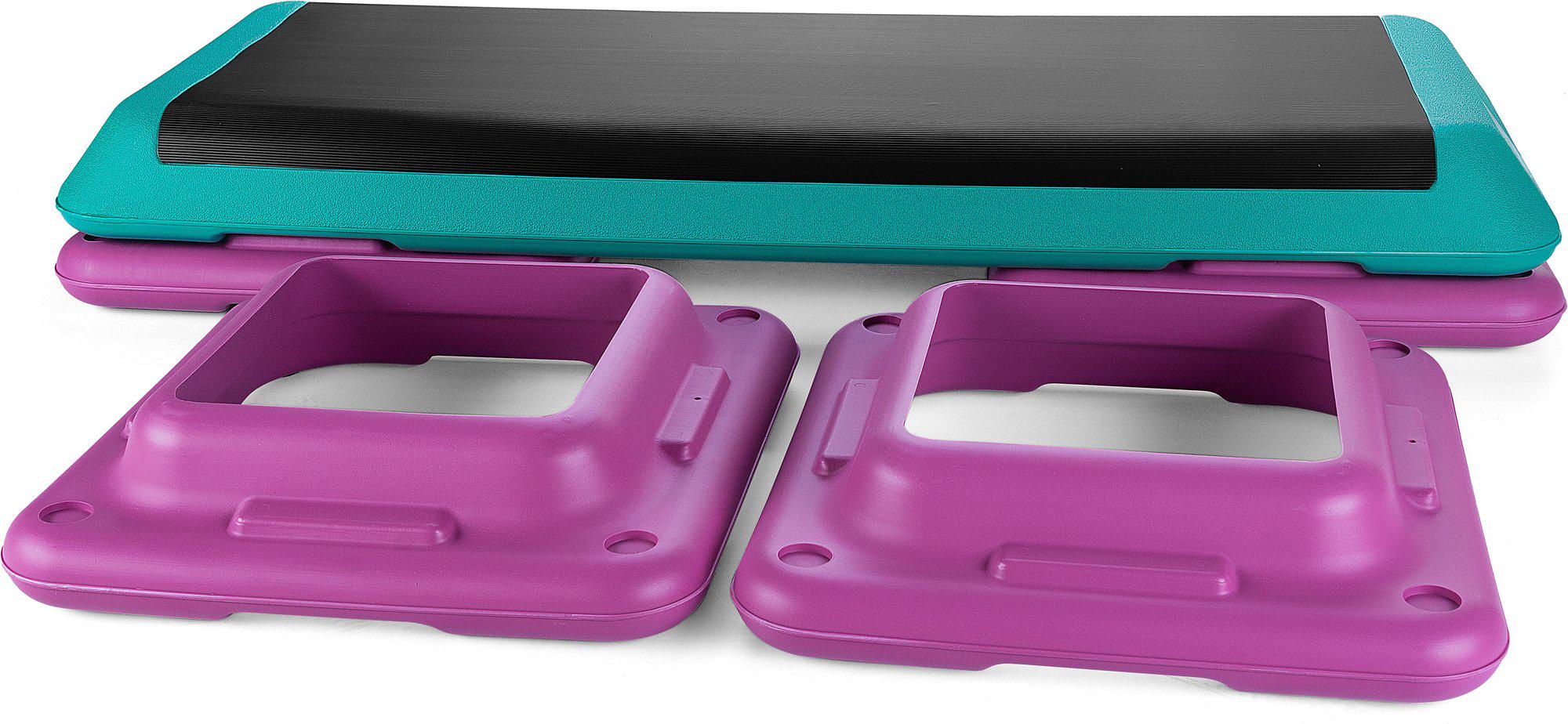 Степ-платформа Queenfit 3-уровневая Разноцветный (30496554) - фото 6