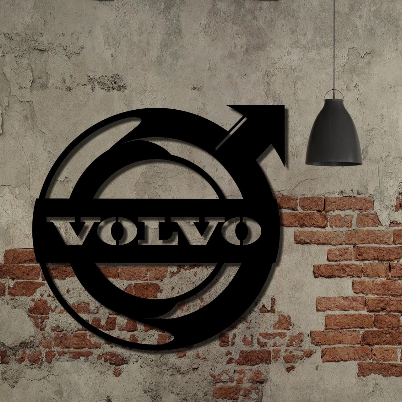 Декор настенный Volvo деревянный Декор настенный Volvo деревянный