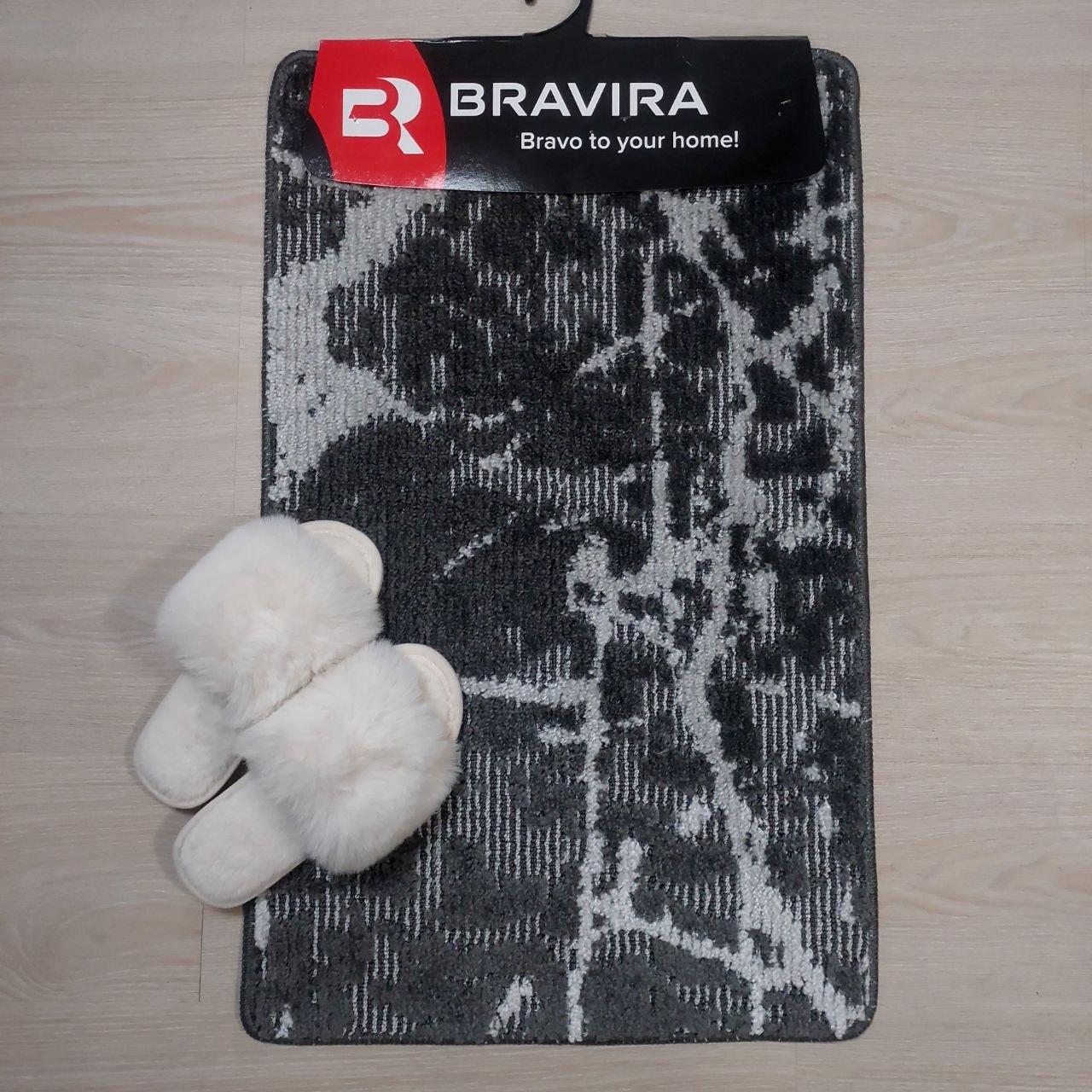 Килимок для ванної кімнати BRAVIRA BR-CLC202014 Classik 50х80 см Anthracite (22490)