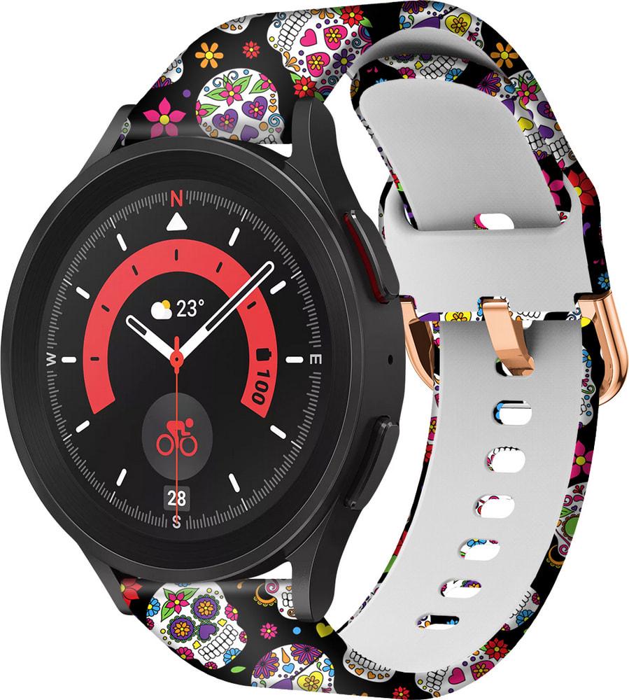 Ремешок Colorful для Galaxy Watch 5 Pro Skull (29658)