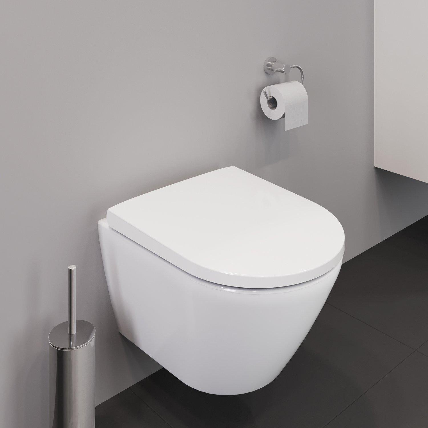 Унитаз подвесной DURAVIT D-Neo 45880900A1 безободковый с сиденьем с микролифтом (226679) - фото 2 Унитаз подвесной DURAVIT D-Neo 45880900A1 безободковый с сиденьем с микролифтом (226679) - фото 2