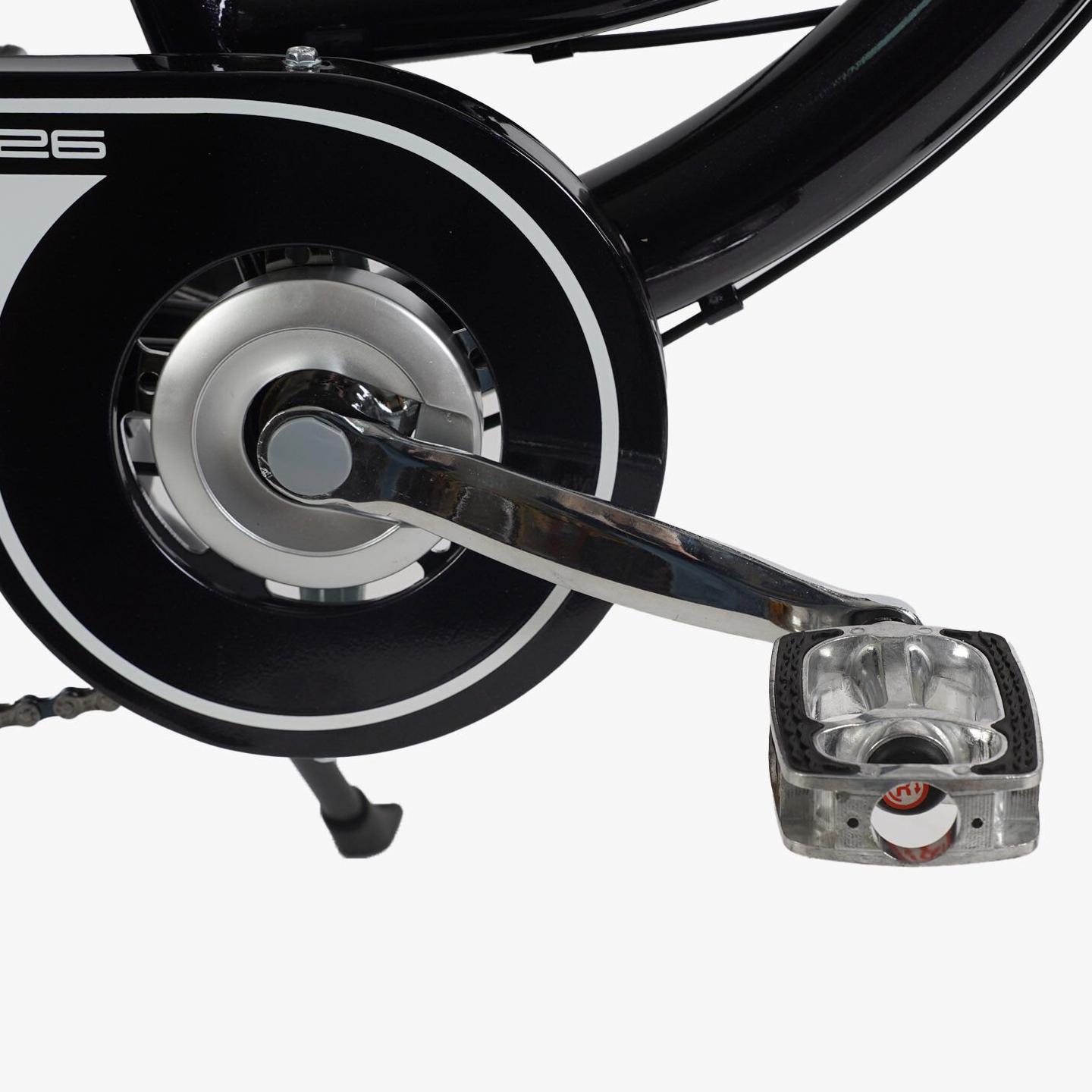 Велосипед міський Corso Polaris з кошиком та багажником рама 16,5"/26" Фіолетовий - фото 9