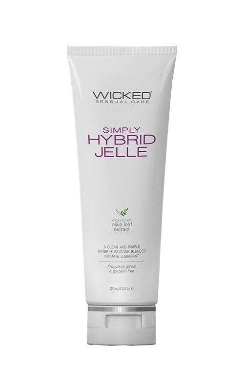 Лубрикант на водній/силіконовій основі WICKED SIMPLY Hybrid Jelle 120 мл