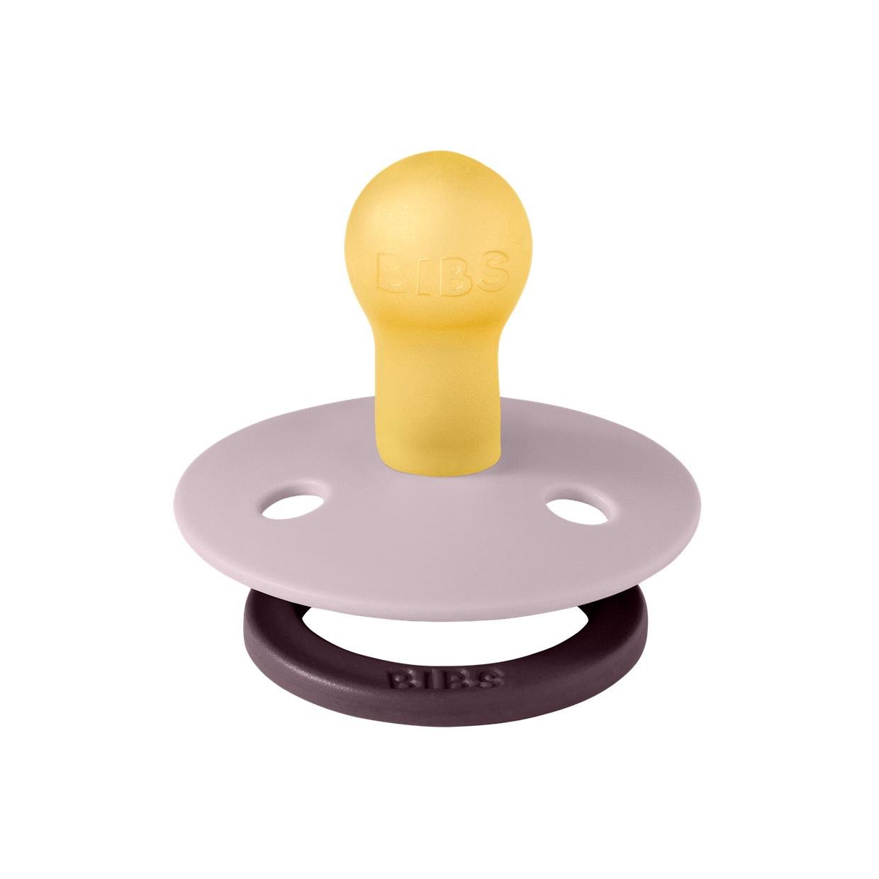 Пустышка BIBS STUDIO COLOUR Fusion 6-18 мес. Dusky Lilac/Plum - фото 2