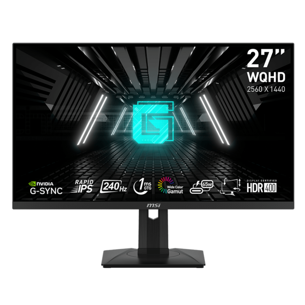 Монітор MSI G274QPX IPS безрамковий/поворотний екран27" Чорний (0f642341)