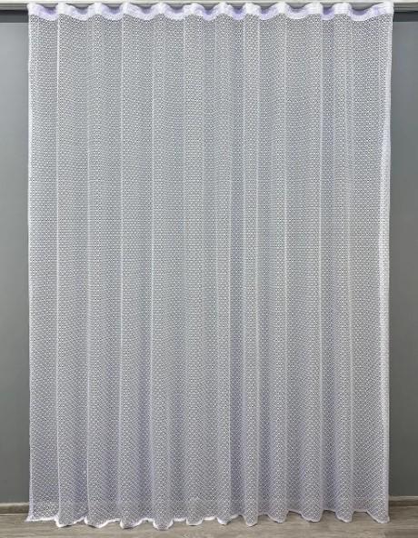 Тюль-сітка у вітальню/спальню 2,85 м Холодний білий (1589т)