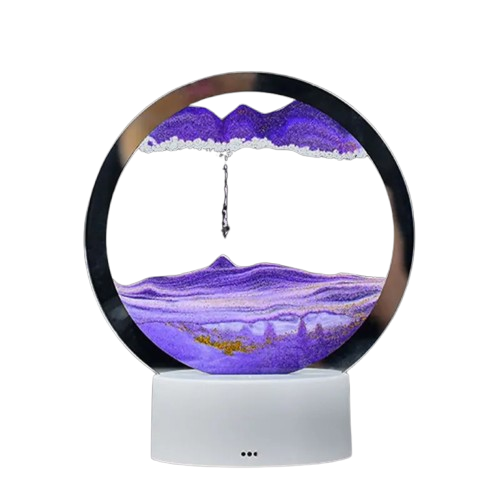 Ночник 3D Сыпучие пески 7 реж. Фиолетовый (173/3)