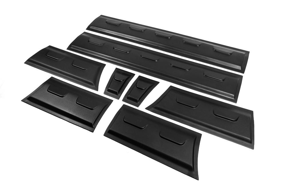 Молдинг двери EuroCap EuroCap для Ford Transit 2000-2014 гг. abs-пластик Черный