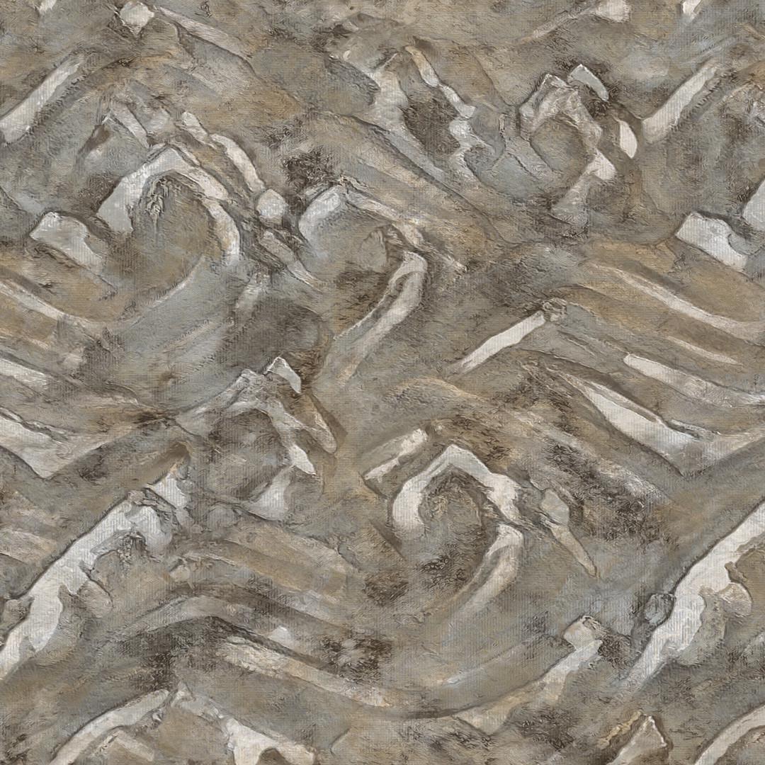 Обои флизелиновые DU&KA Koi 29989-8 винил горячего тиснения 1,06х10,05 м Коричневый