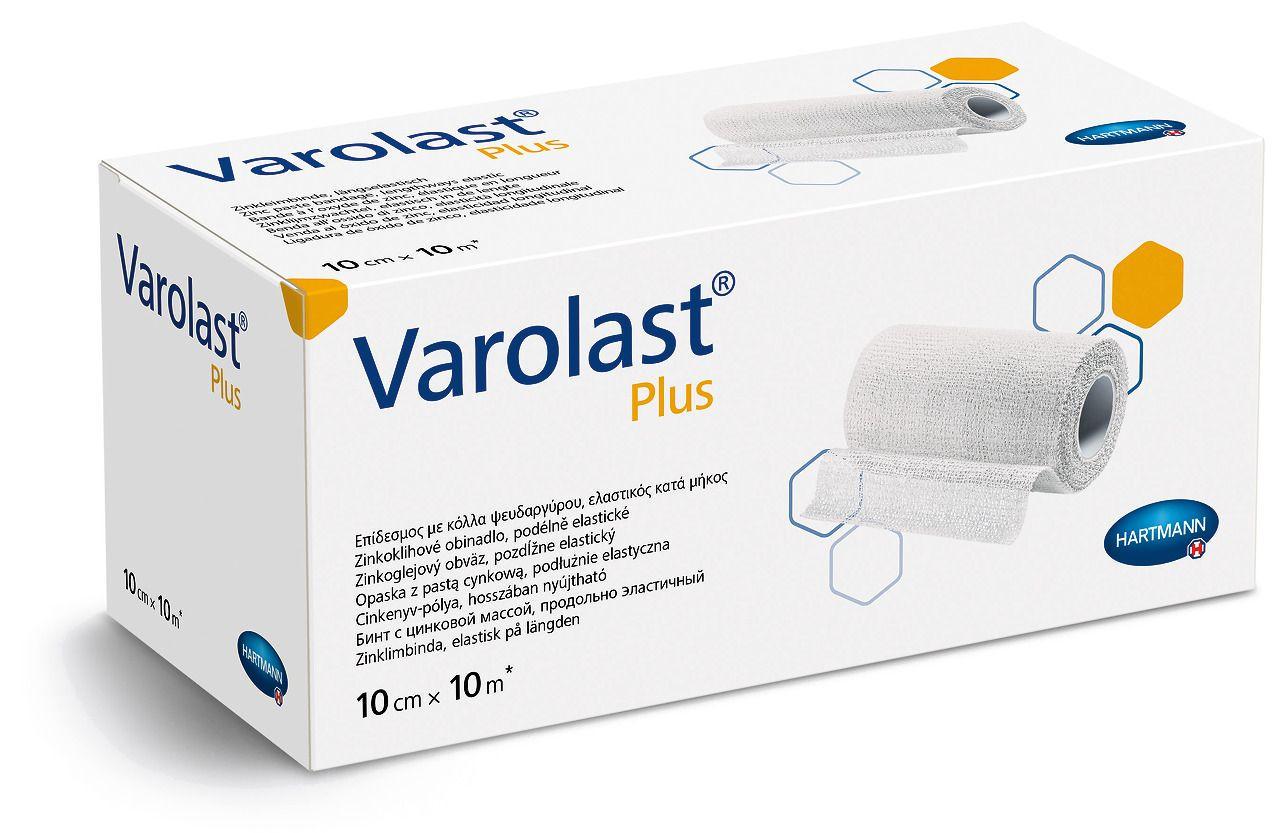 Компрессионный эластичный бинт Varolast Plus с цинковой массой 10х10м 1 шт.