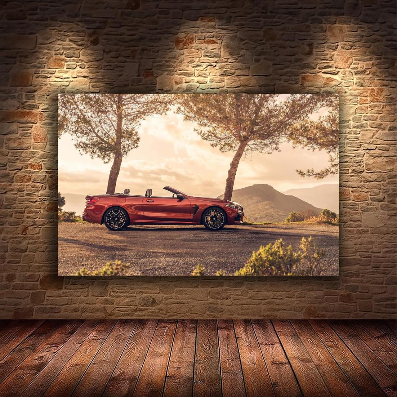 Картина на холсте Спортивный автомобиль 50x70 см (M156)