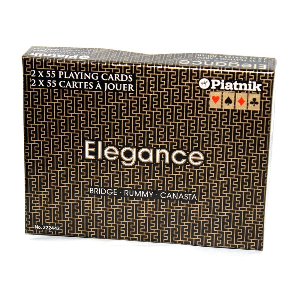 Комплект игральных карт Piatnik Elegance 2 колоды 55 карт (2224)