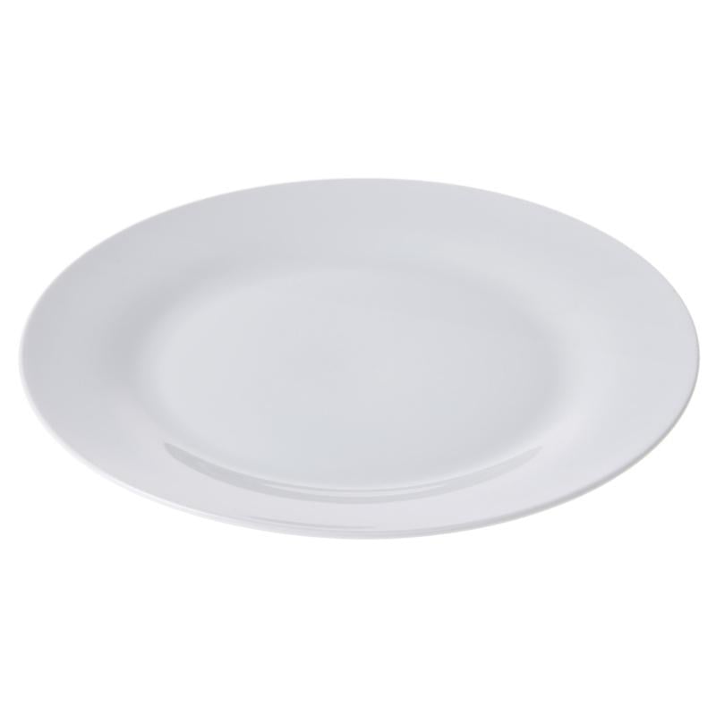 Тарілка кругла Lora NP110 кераміка Білий (73-084)
