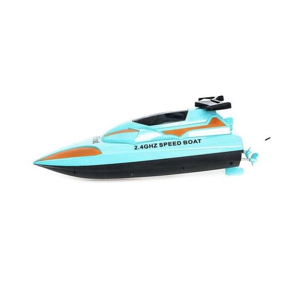 Лодка катер на радиоуправлении 26 см Голубой (59624) - фото 2 Лодка катер на радиоуправлении 26 см Голубой (59624) - фото 2