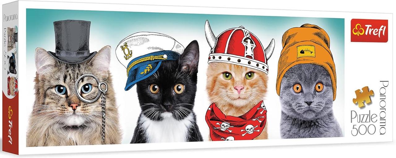 Пазл Trefl Пушистая команда Панорама 500 эл.