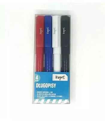 Набір кулькових ручок Kayet 4 шт.