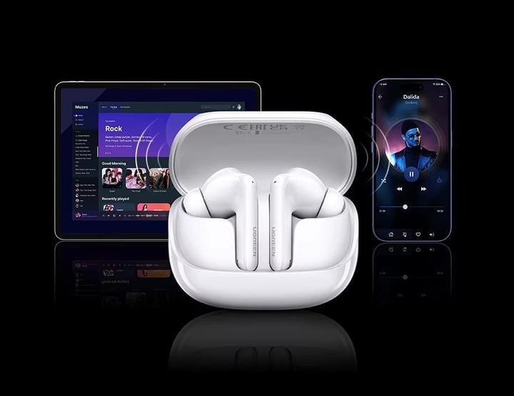 Наушники Ugreen EchoBuds Magic ANC Hi-Res LDAC с дисплеем и активным шумопоглощением - фото 3