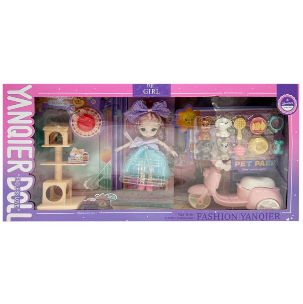 Кукла YQE-Girl Bambi с аксессуарами 30 см Коричневый (ID-188-L-32)