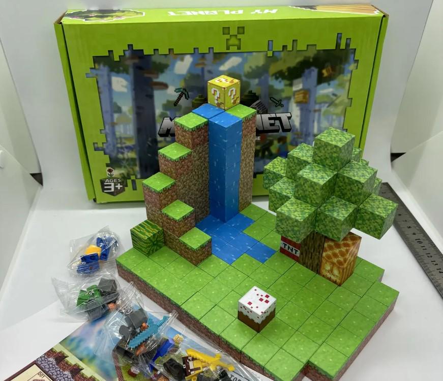 Конструктор Magnetic Cube Водопад в джунглях с магнитными элементами 128 шт. (2104618677) - фото 6 Конструктор Magnetic Cube Водопад в джунглях с магнитными элементами 128 шт. (2104618677) - фото 6