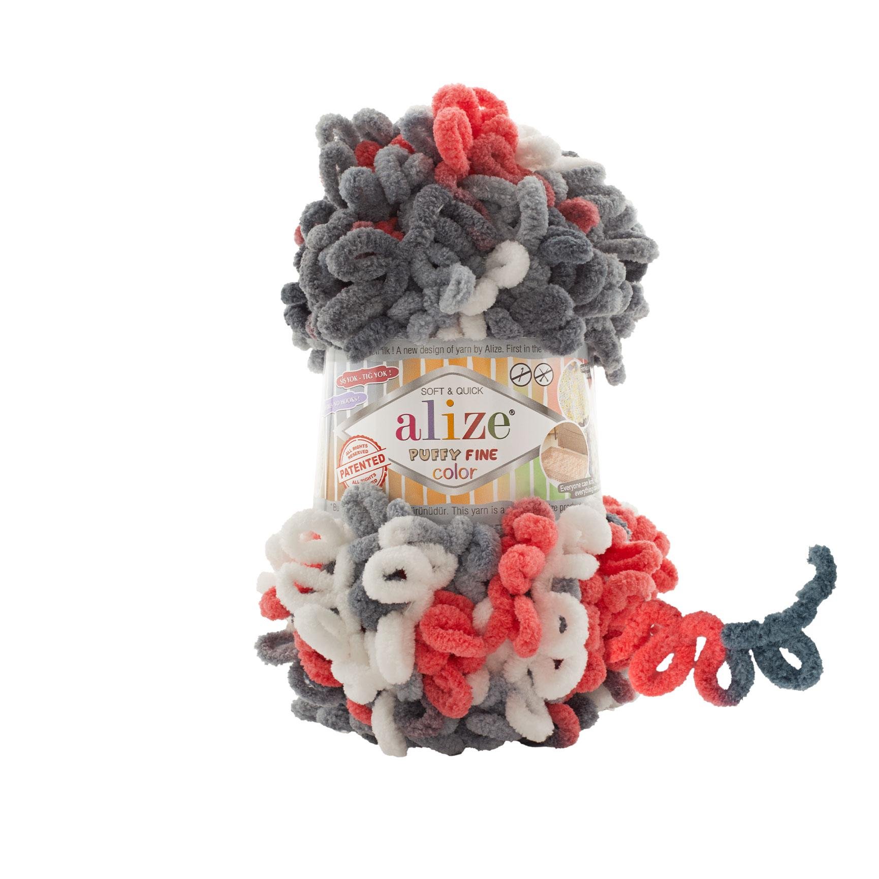 Пряжа Alize Puffy Fine Color 6518