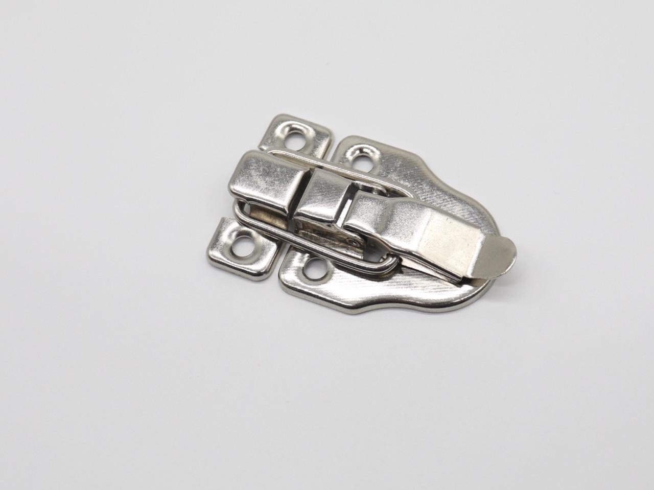 Замок затяжной металлический 60х40 мм Серебряный (64511851) - фото 2 Замок затяжной металлический 60х40 мм Серебряный (64511851) - фото 2