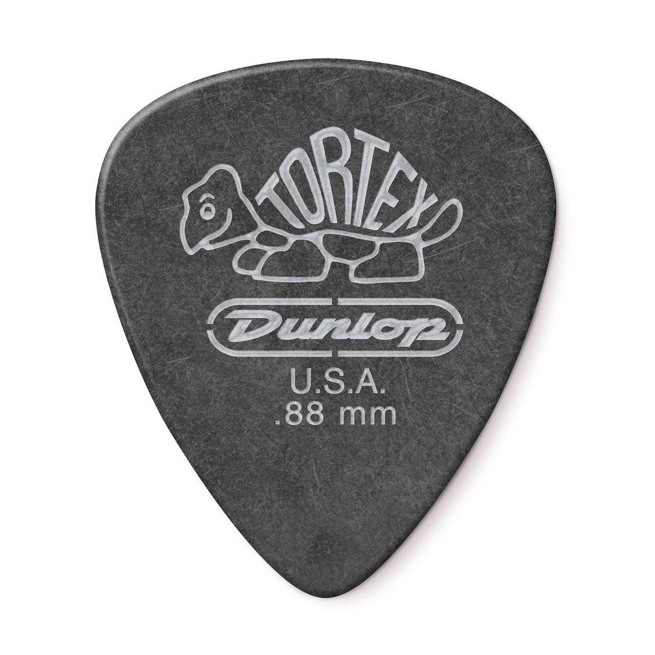 Медиатор Dunlop 488P.88 Tortex Pitch Black Standard .88 мм 12 шт. (116426)