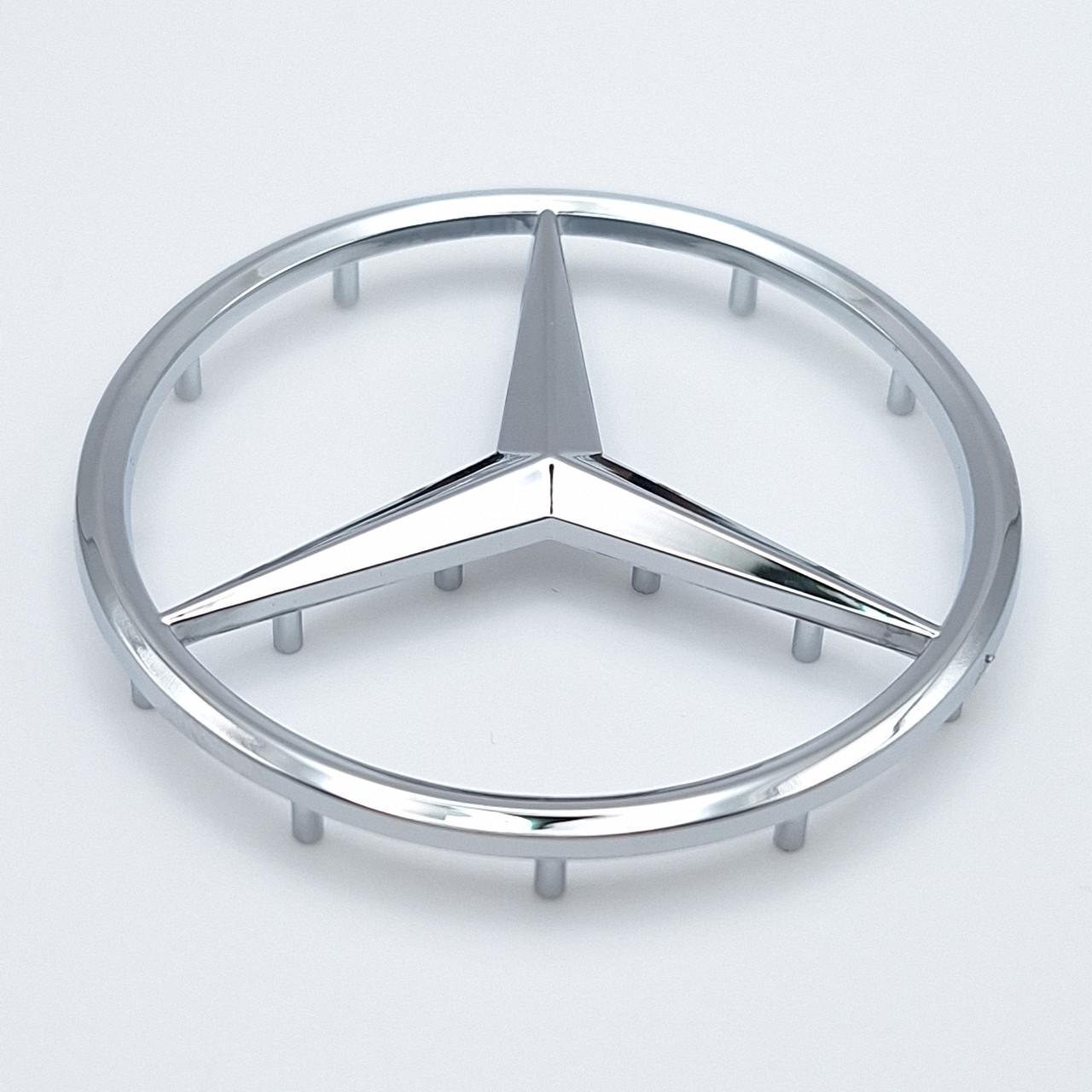 Емблема керма Mercedes Benz 51 мм до 2012 року Хром глянцевий (2035328070)