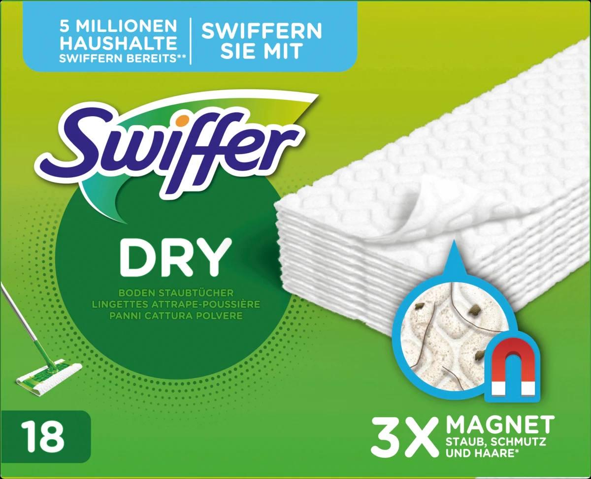 ᐉ Сменные сухие салфетки для швабры Swiffer dry 18 шт. (30002) • Купить ...